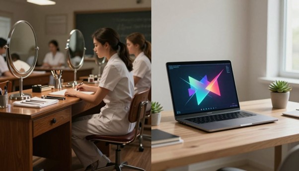 Beauty school-vs-online course student are confusion to choose their career